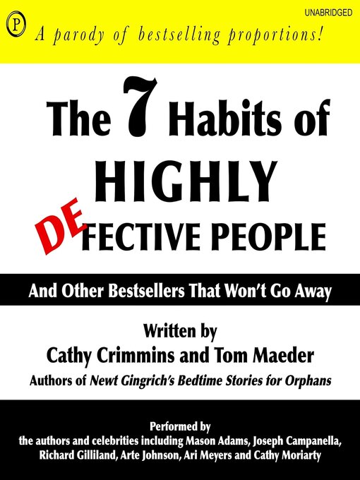 Title details for The 7 Habits of Highly Defective People by Cathy Crimmins - Available